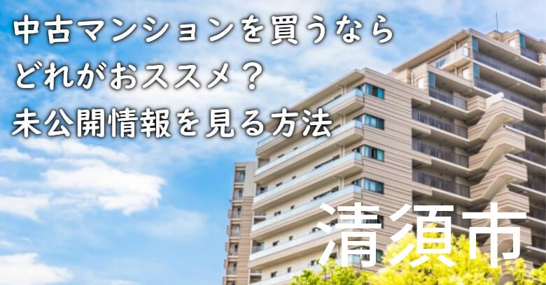 清須市の中古マンションを買うならどれがおススメ？掘り出し物件の探し方や未公開情報を見る方法など