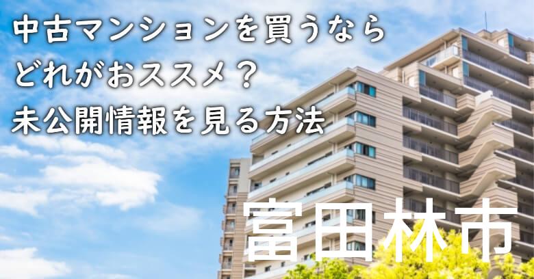 富田林市の中古マンションを買うならどれがおススメ？掘り出し物件の探し方や未公開情報を見る方法など